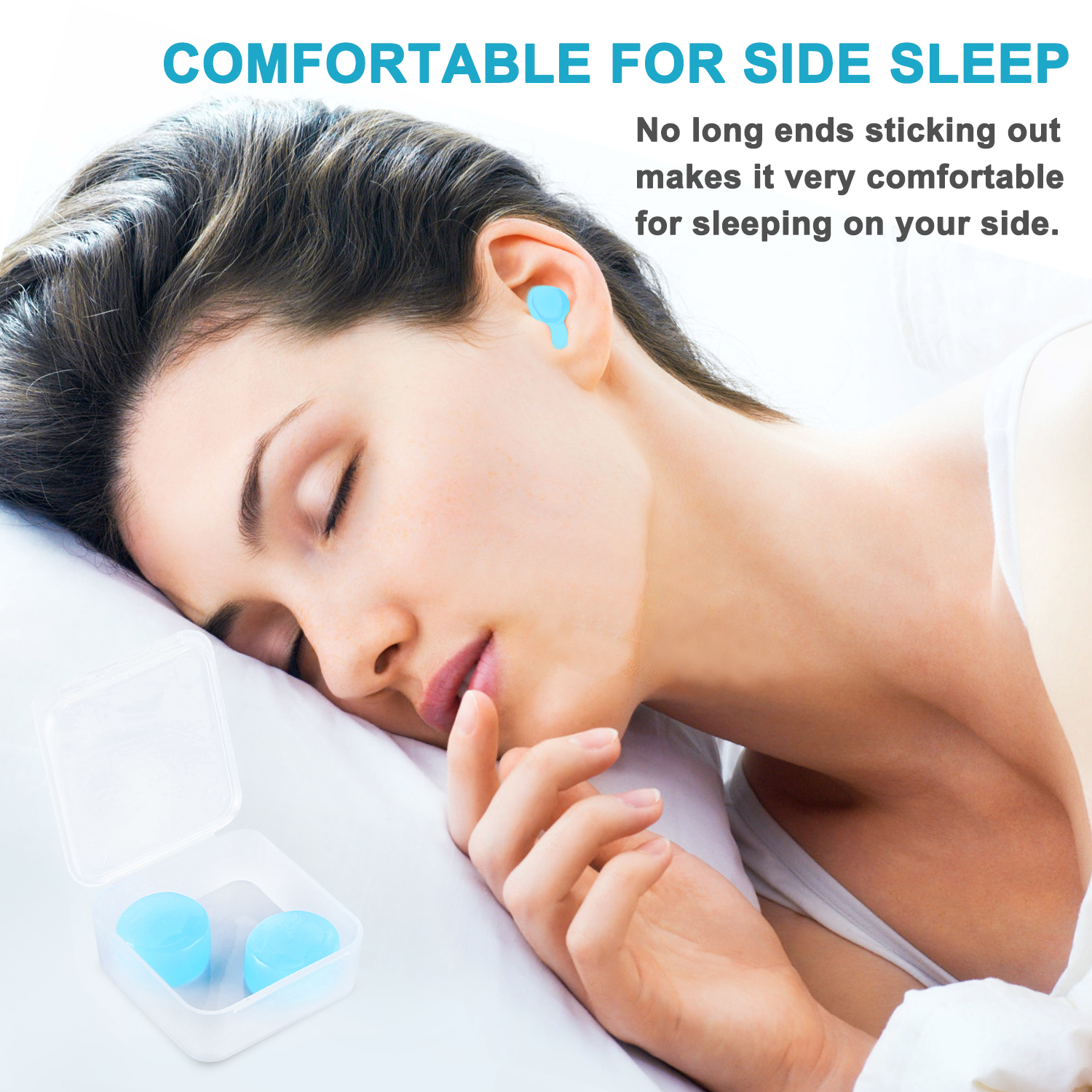 Becheln Ear Plugs for Sleeping, Reusable Silicone Moldable Noise