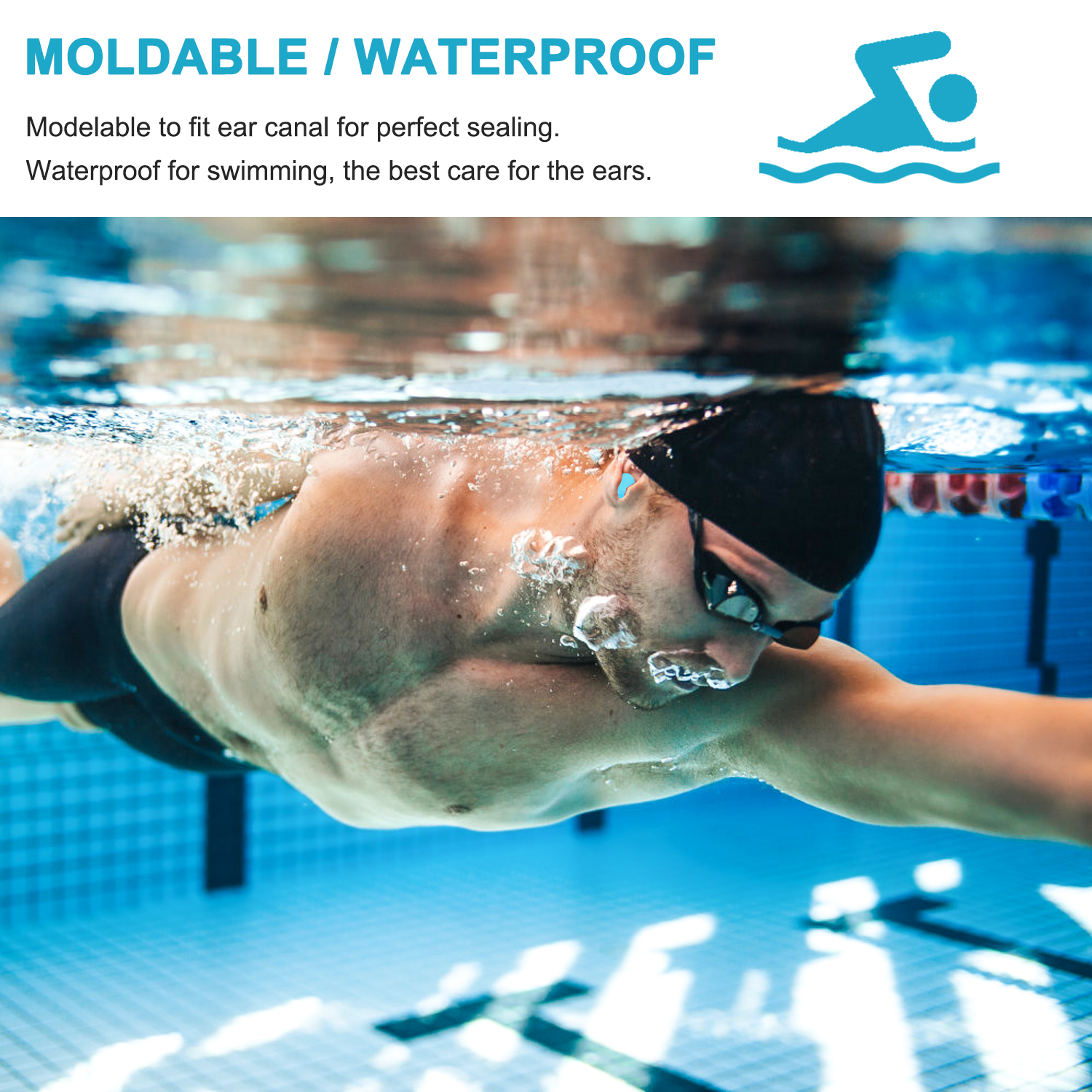 Becheln Ear Plugs for Sleeping, Reusable Silicone Moldable Noise