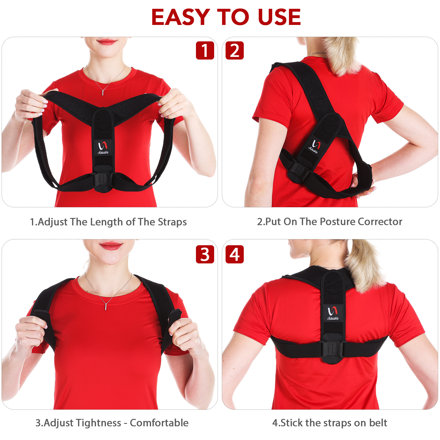 Schiara Posture Corrector for Men and Women - Schiara